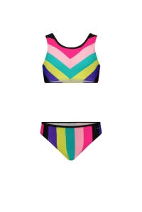 B.Nosy bikini rainbow stripe (Y201-5010-924)
