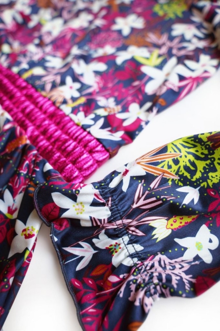 B.Nosy jurk cabaret print flower (Y212-5802-231)