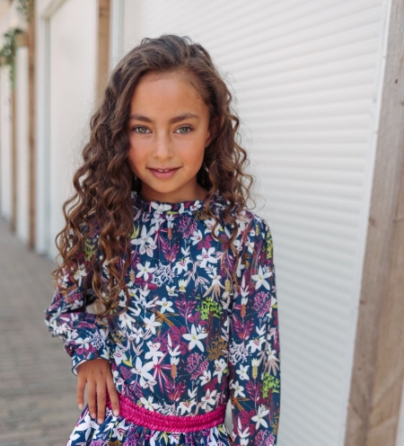 B.Nosy jurk cabaret print flower (Y212-5802-231)