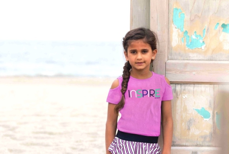 B.Nosy shirt open schouder orchid (Y302-5432-608)