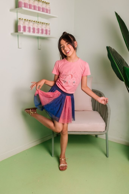 B.Nosy jurk geranium pink (Y302-5863-287)