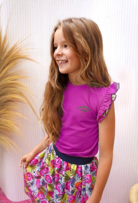 B.Nosy flower shirt magenta (Y303-5494-221)