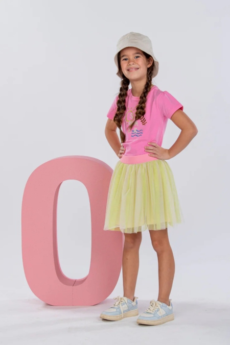 B.Nosy jurk Gabby sugar pink (Y403-5874-284)