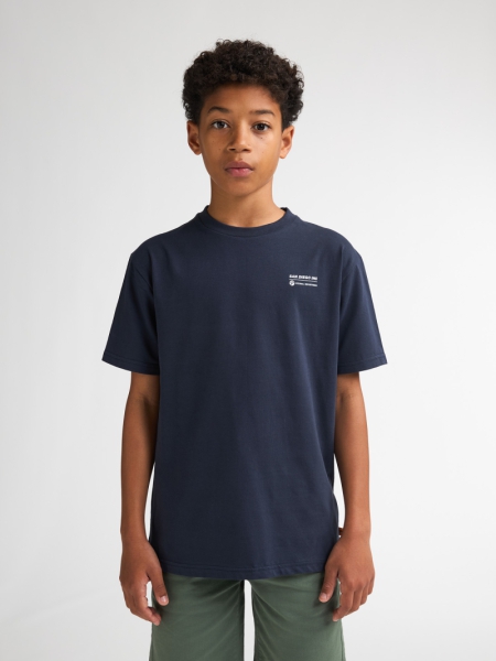 Petrol t-shirt photo print navy blue (B-1060-TSR676-5178)