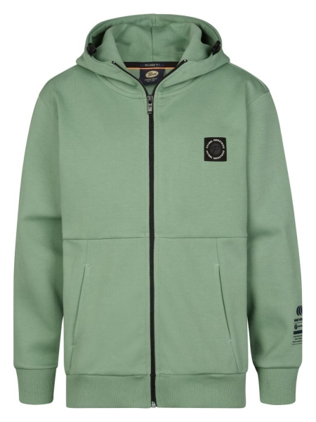 Petrol hooded vest sage (B-1060-SWH354-6179)