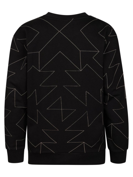 Petrol sweater black aop (B-1060-SWR355-9999)