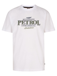 Petrol t-shirt classic print bright white (B-1060-TSR600-0000)