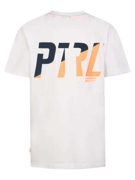 Petrol t-shirt classic print bright white (B-1060-TSR712-0000)