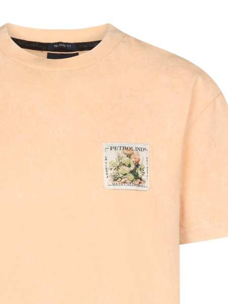 Petrol t-shirt tropical orange (B-1060-TSR623-2125)