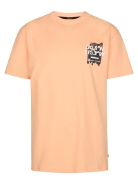 Petrol t-shirt classic print tropical orange (B-1060-TSR675-2125)
