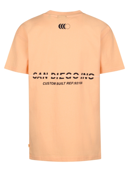 Petrol t-shirt classic print tropical orange (B-1060-TSR686-2125)