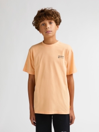 Petrol t-shirt classic print tropical orange (B-1060-TSR686-2125)