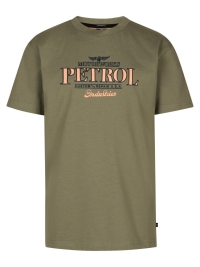 Petrol t-shirt classic print sage (B-1060-TSR600-6179)