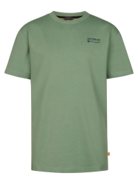 Petrol t-shirt classic photo print sage (B-1060-TSR676-6179)