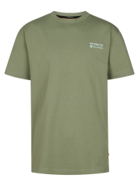 Petrol t-shirt classic print sage (B-1060-TSR712-6179)