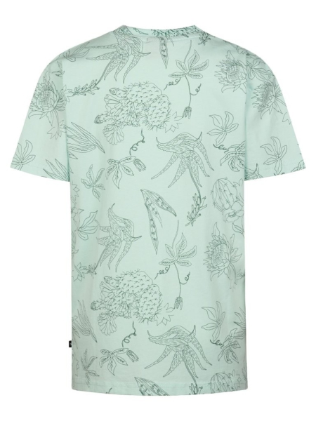 Petrol t-shirt cool mint print (B-1060-TSR618-6181)