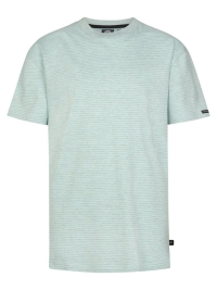 Petrol t-shirt antique cool mint gestreept (B-1060-TSR637-6181)