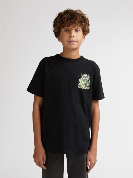 Petrol t-shirt classic print black (B-1060-TSR654-9999)
