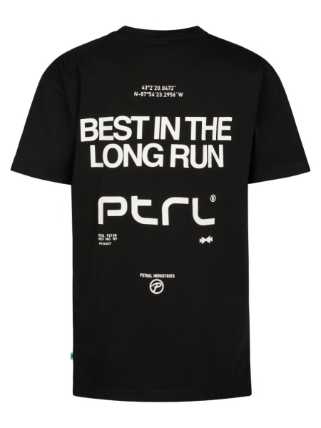 Petrol t-shirt classic print black (B-1060-TSR681-9999)