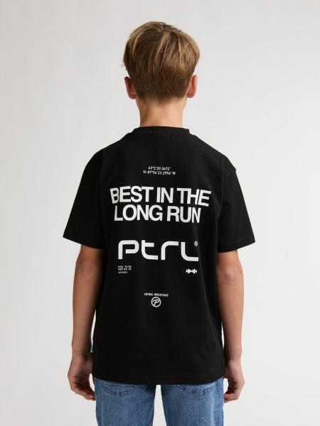 Petrol t-shirt classic print black (B-1060-TSR681-9999)