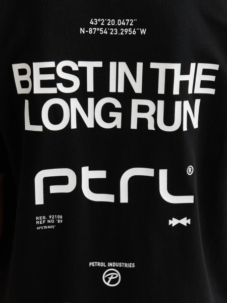 Petrol t-shirt classic print black (B-1060-TSR681-9999)