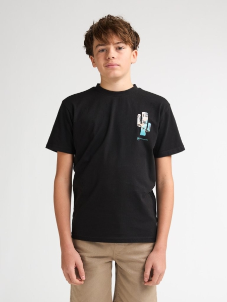 Petrol t-shirt classic print black (B-1060-TSR690-9999)