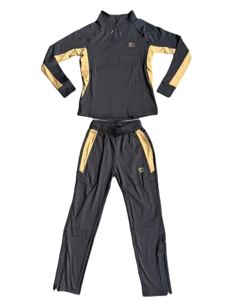 Cruyff Corner suit black gold