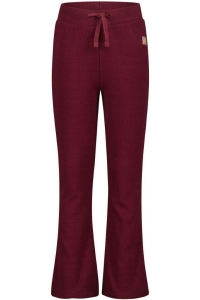 4President rib broek Fieke maroon banner