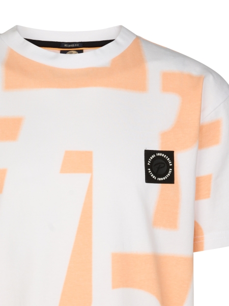 Petrol shirt print (B-1060-TSR694-0000)