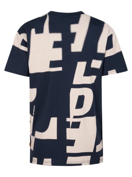 Petrol shirt print (B-1060-TSR694-5178)