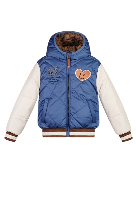 Moodstreet winterjas baseball Joy-Ann moody blues (M507-5220-129)