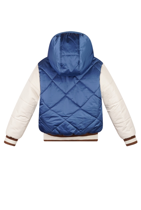 Moodstreet winterjas baseball Joy-Ann moody blues (M507-5220-129)