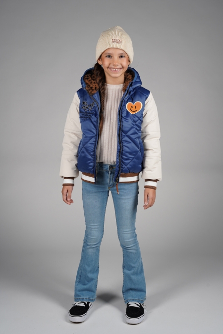 Moodstreet winterjas baseball Joy-Ann moody blues (M507-5220-129)