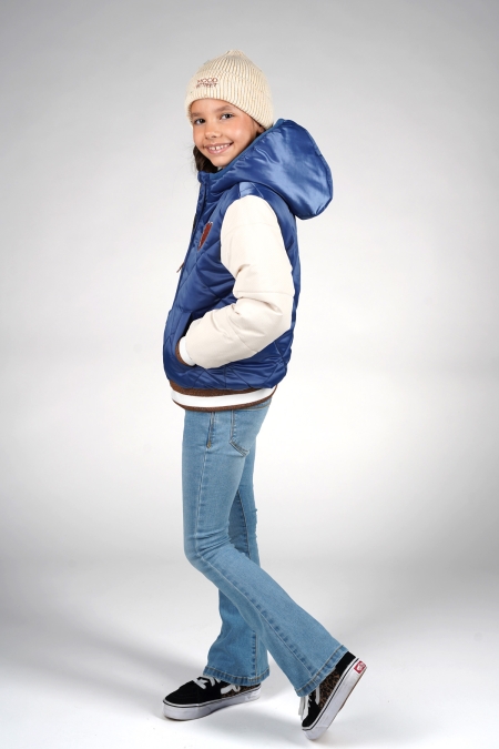 Moodstreet winterjas baseball Joy-Ann moody blues (M507-5220-129)