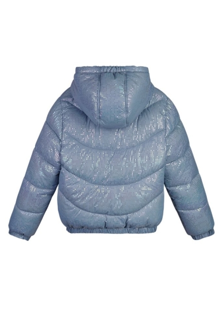 Moodstreet winterjas Jesse oil-effect ice blue (M507-5221-131)