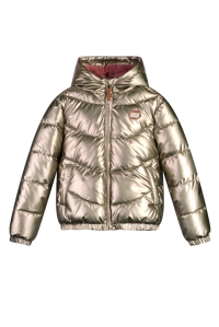 Moodstreet winterjas Jesse shiny wave quilt gold (M507-5222-520)