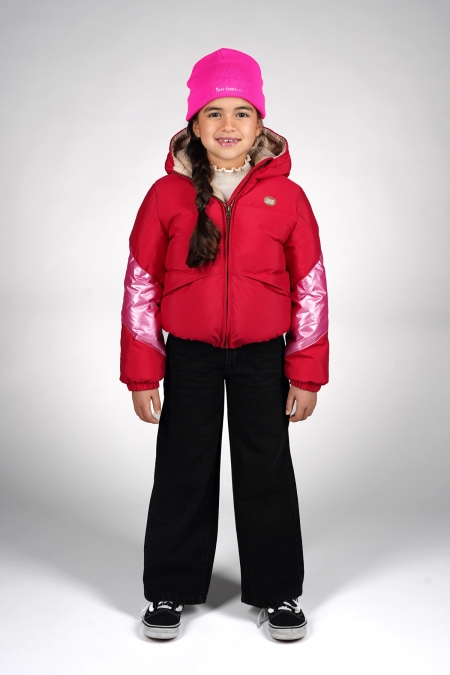Moodstreet winterjas Joni love red (M507-5224-259)