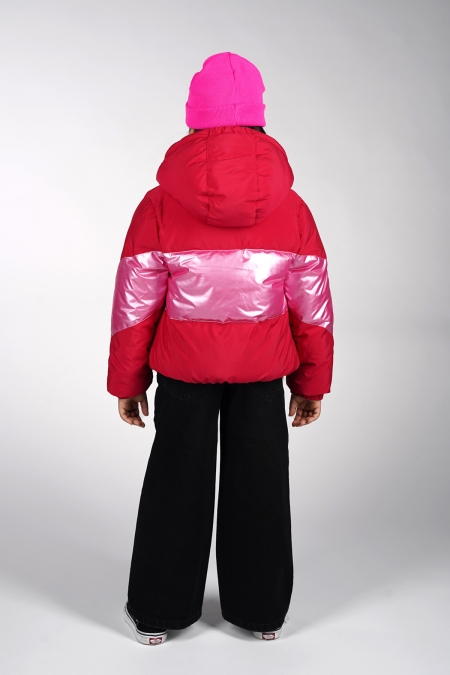 Moodstreet winterjas Joni love red (M507-5224-259)