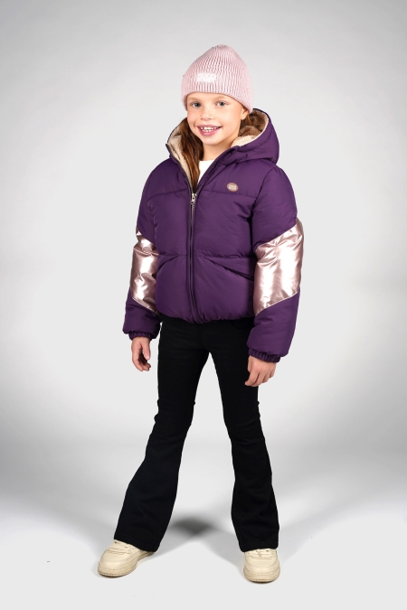 Moodstreet winterjas Joni grape (M507-5224-627)