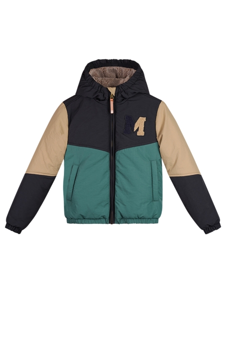 Moodstreet winterjas Joshua multi-colour black (M507-6218-099)