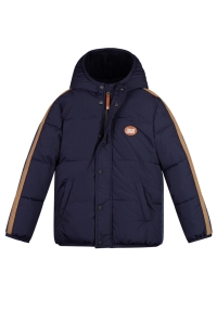 Moodstreet winterjas Jeff navy achterkant lichter blauw (M507-6224-170)