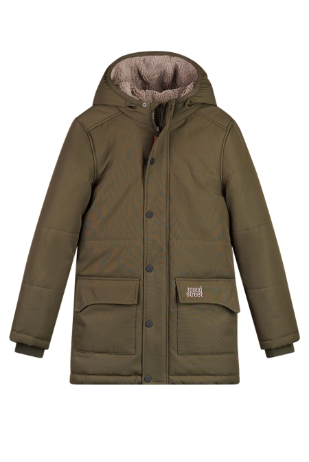 Moodstreet parka winterjas Jasper khaki (M507-6230-470)