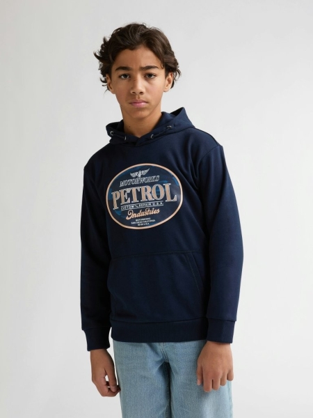 Petrol hoodie (B-1060-SWH300-5178)