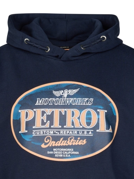 Petrol hoodie (B-1060-SWH300-5178)