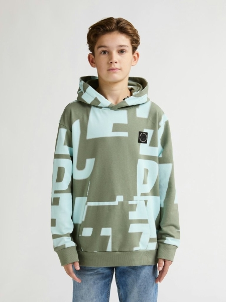 Petrol hoodie (B-1060-SWH351-6179)