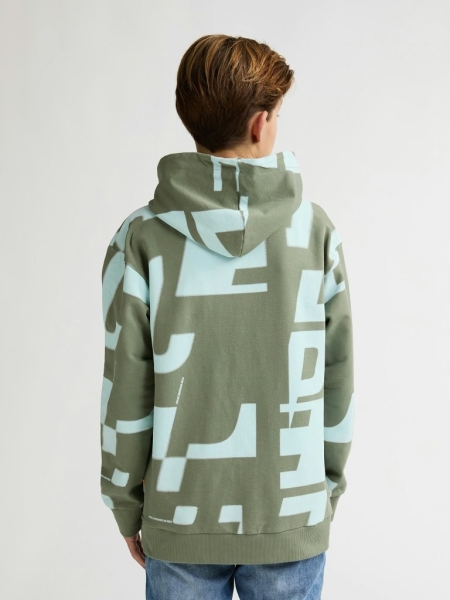 Petrol hoodie (B-1060-SWH351-6179)