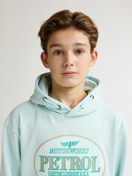 Petrol hoodie (B-1060-SWH300-6181)