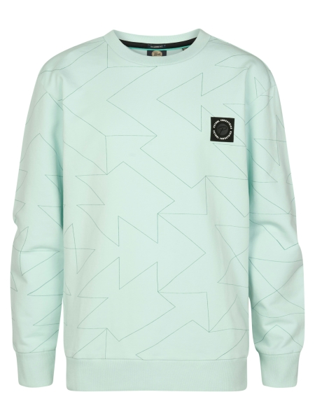 Petrol sweater aop (B-1060-SWR355-6181)