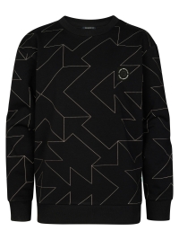 Petrol sweater aop (B-1060-SWR355-9999)