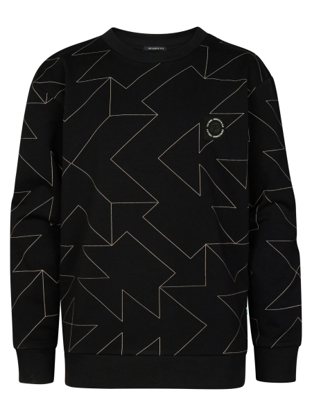 Petrol sweater aop (B-1060-SWR355-9999)